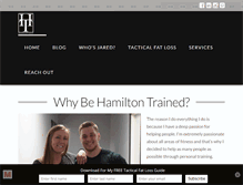 Tablet Screenshot of hamiltontrained.com